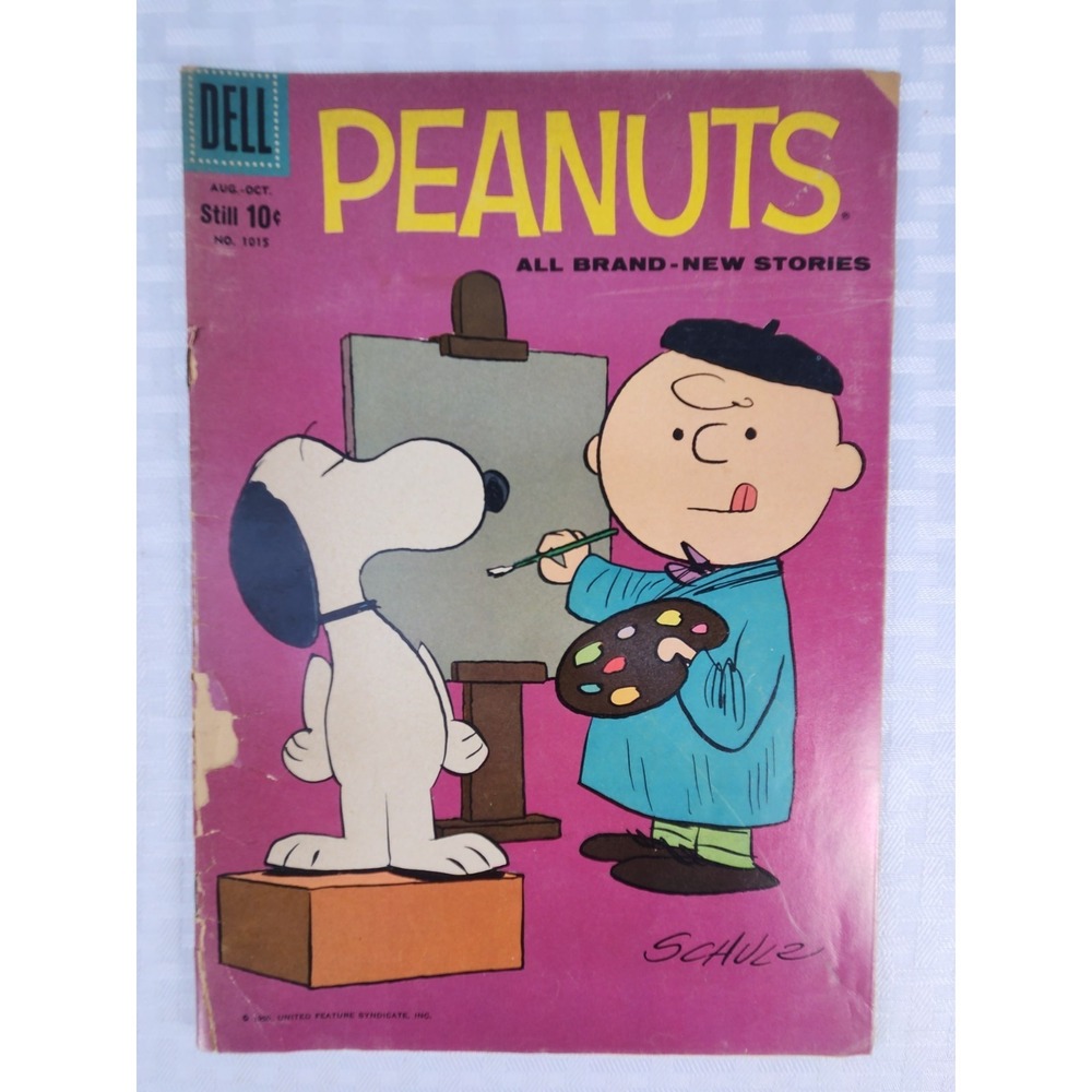PEANUTS Comic Book #1015 (#3) Dell Comics